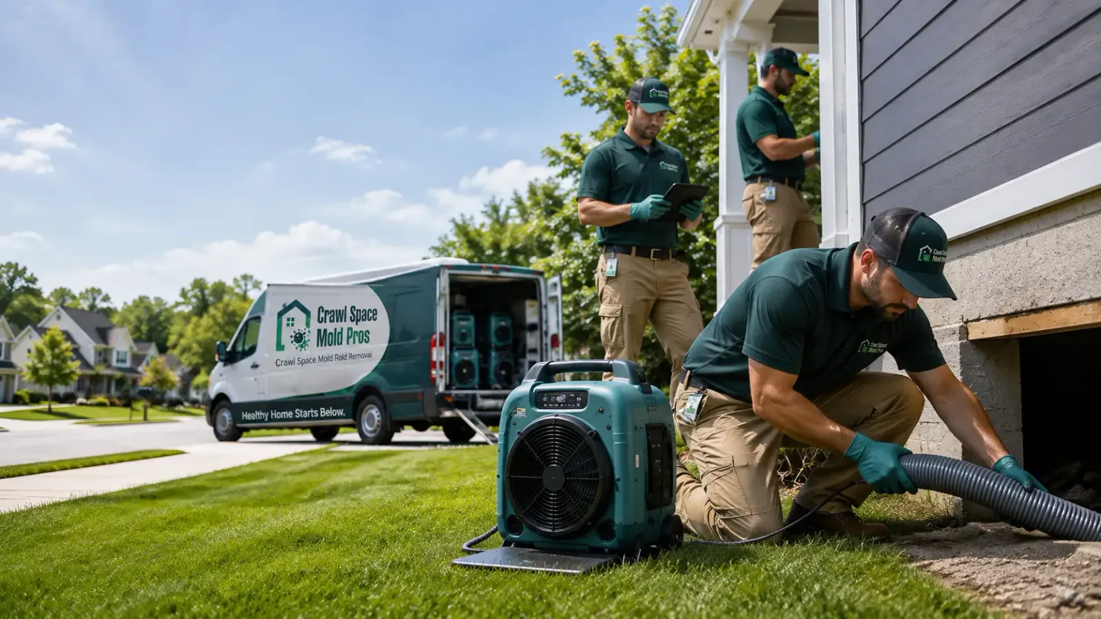 Crawl Space Mold Removal in Templeton, IA